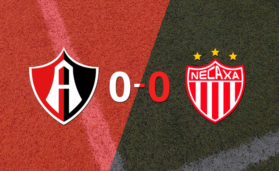 Cero a cero terminó el partido entre Atlas y Necaxa