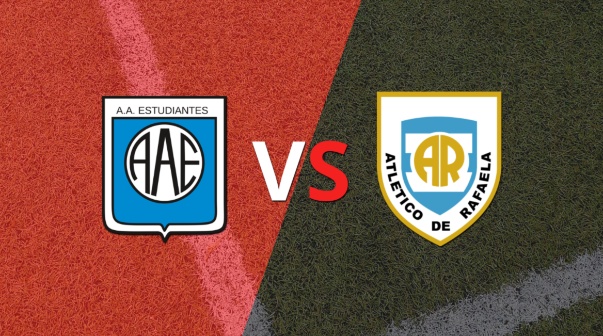 El segundo tiempo comienza sin goles entre Estudiantes (RC) y Atlético Rafaela