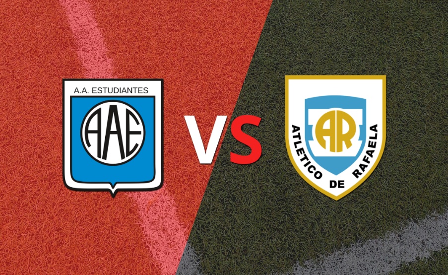 El segundo tiempo comienza sin goles entre Estudiantes (RC) y Atlético Rafaela