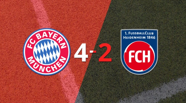 Harry Kane sentenció el triunfo de Bayern Múnich ante Heidenheim con doblete