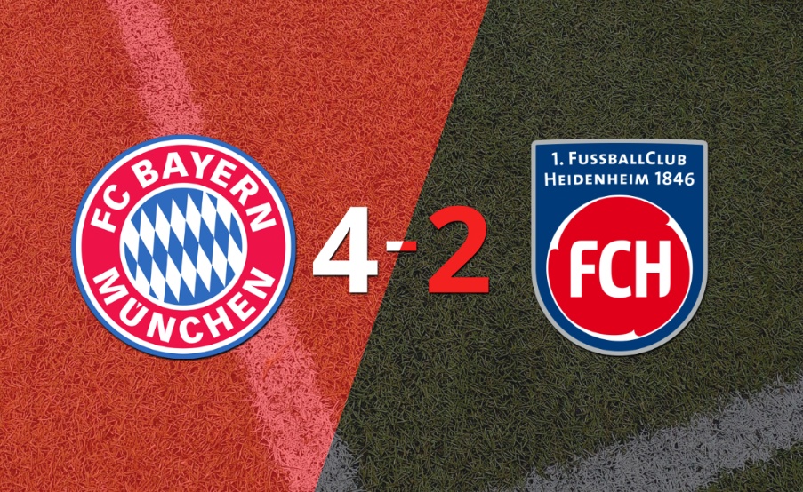 Harry Kane sentenció el triunfo de Bayern Múnich ante Heidenheim con doblete