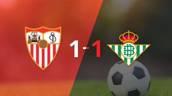 Sevilla y Betis igualan 1-1 el Derbi de Sevilla disputado en el estadio Ramón Sánchez Pizjuán