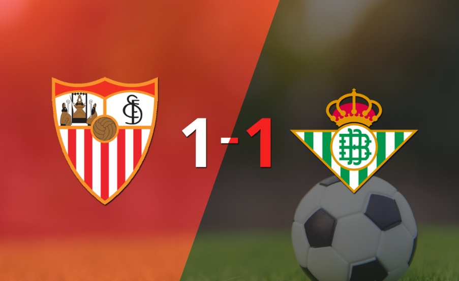 Sevilla y Betis igualan 1-1 el Derbi de Sevilla disputado en el estadio Ramón Sánchez Pizjuán