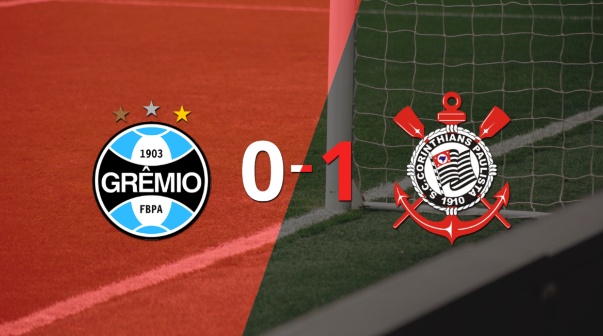 Solitario gol le da triunfo a Corinthians sobre Grêmio