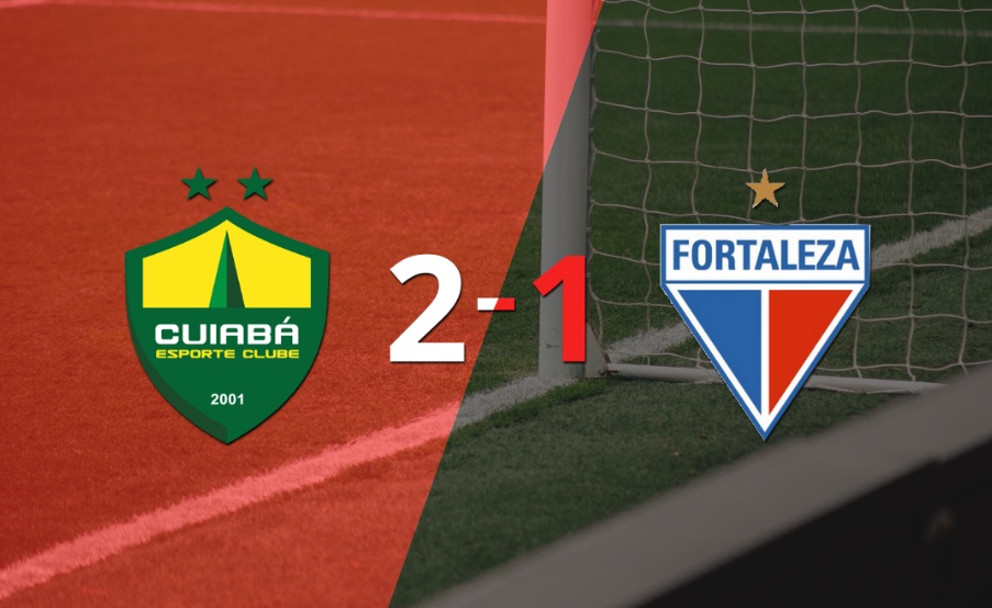 Cuiabá le ganó a Fortaleza en su casa por 2-1