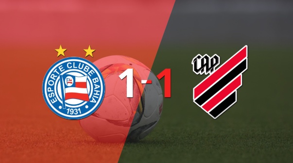 Empate a uno entre Bahia y Athletico Paranaense