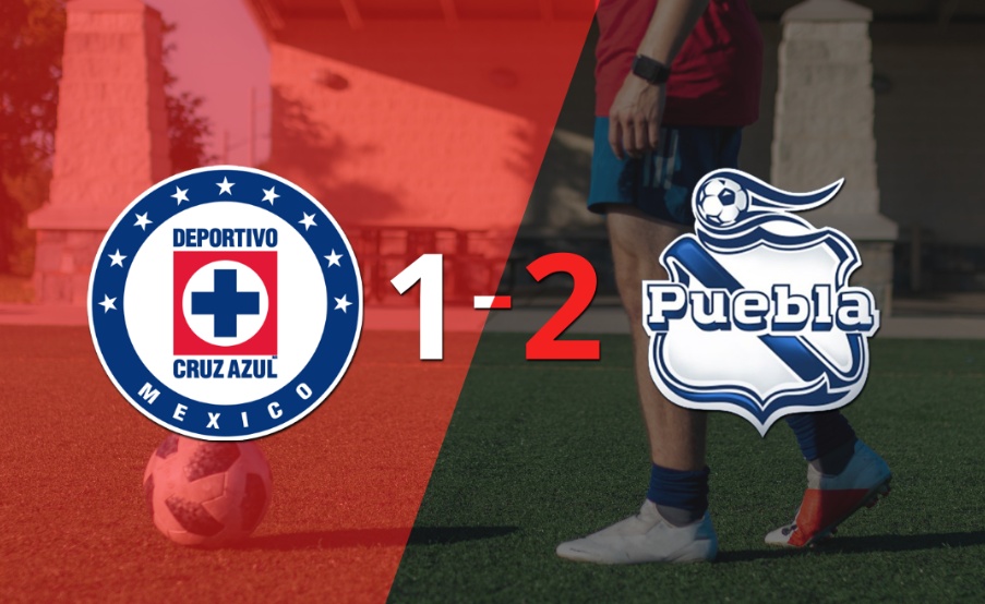 Puebla sacó el triunfo 2-1 en su visita a Cruz Azul