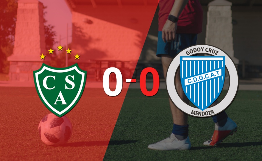 Sarmiento y Godoy Cruz no se sacaron ventaja y terminaron sin goles