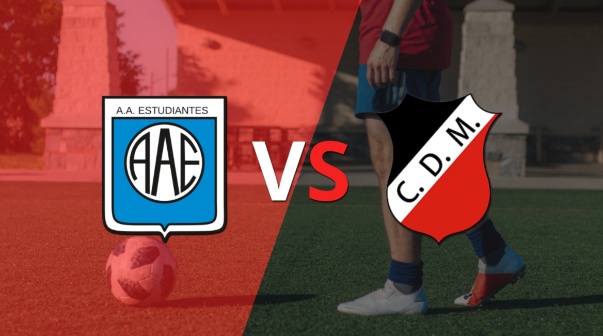 Inicia el segundo tiempo sin goles entre Estudiantes (RC) y Deportivo Maipú