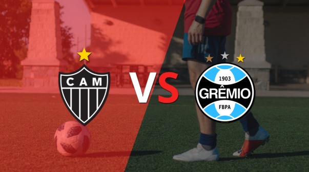 Victoria parcial deAtlético Mineiro sobre Grêmio en el estadio Arena MRV