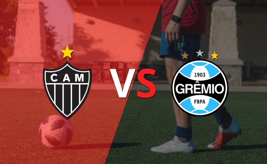 Victoria parcial deAtlético Mineiro sobre Grêmio en el estadio Arena MRV