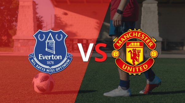 Contundente triunfo parcial de Manchester United sobre Everton