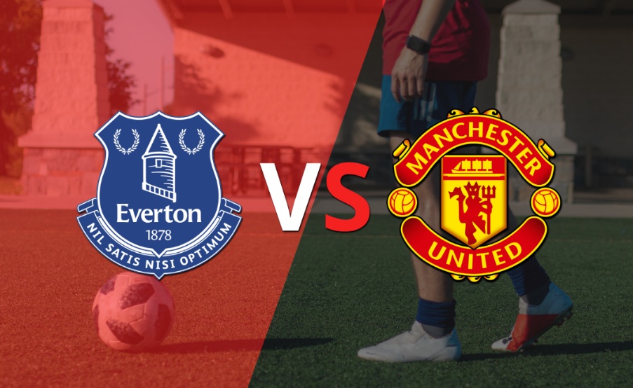 Contundente triunfo parcial de Manchester United sobre Everton