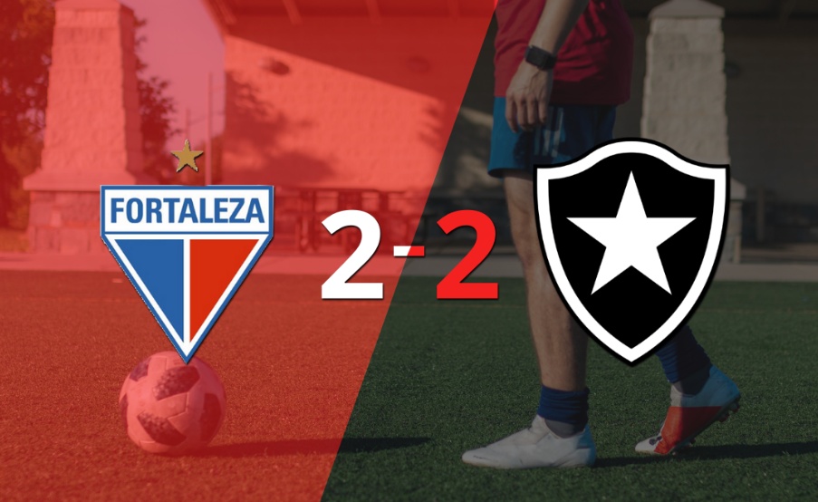 Fortaleza y Botafogo firman un empate en dos