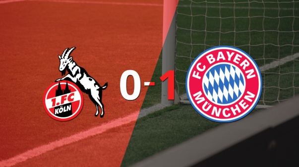 A Bayern Múnich no le sobró nada, pero venció a Colonia en su casa por 1 a 0