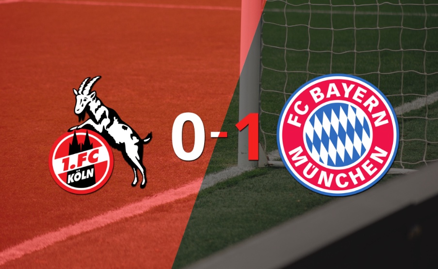 A Bayern Múnich no le sobró nada, pero venció a Colonia en su casa por 1 a 0