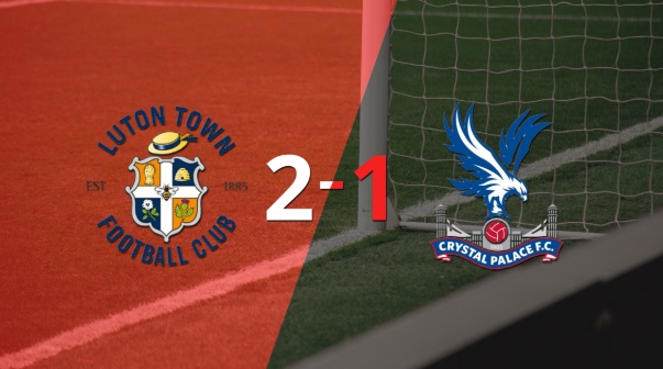 Luton Town le ganó a Crystal Palace en su casa por 2-1