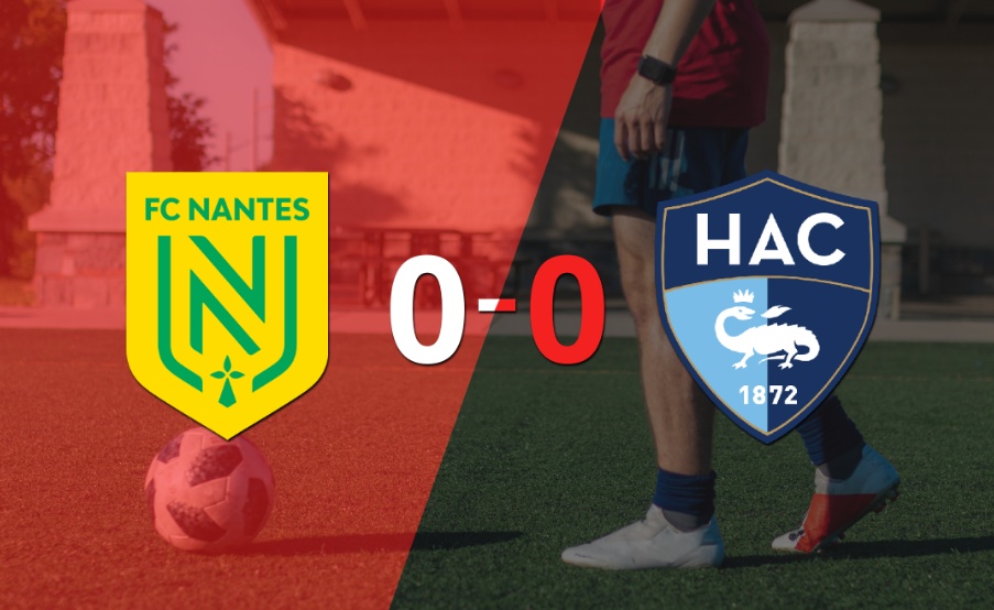 Nantes y Le Havre AC no se sacaron ventaja y terminaron sin goles