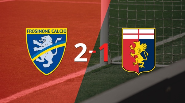 Frosinone sacó los 3 puntos en casa al vencer 2-1 a Genoa