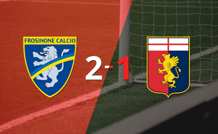 Frosinone sacó los 3 puntos en casa al vencer 2-1 a Genoa