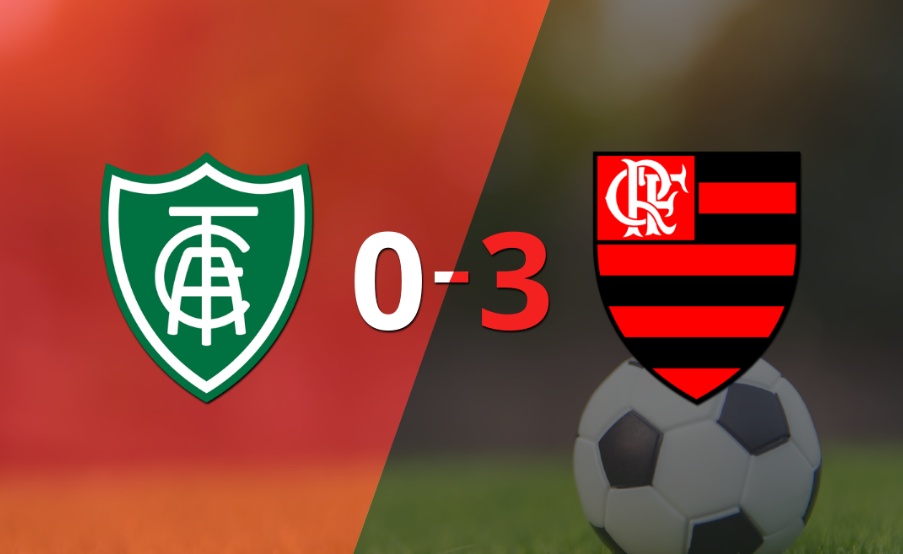 Flamengo venció con contundencia a América-MG