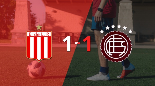Estudiantes no pudo en casa ante Lanús y empataron 1-1
