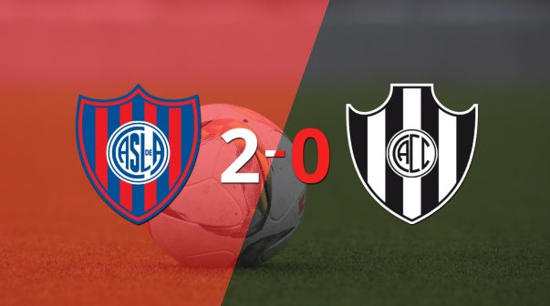 San Lorenzo marcó dos veces en la victoria ante Central Córdoba (SE) en el Nuevo Gasómetro