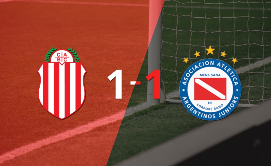 Argentinos Juniors empató 1-1 en su visita a Barracas Central