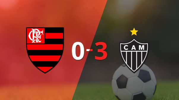 Sin apuros, Atlético Mineiro venció a domicilio a Flamengo