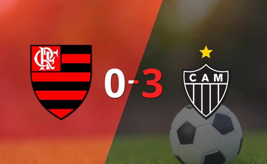 Sin apuros, Atlético Mineiro venció a domicilio a Flamengo