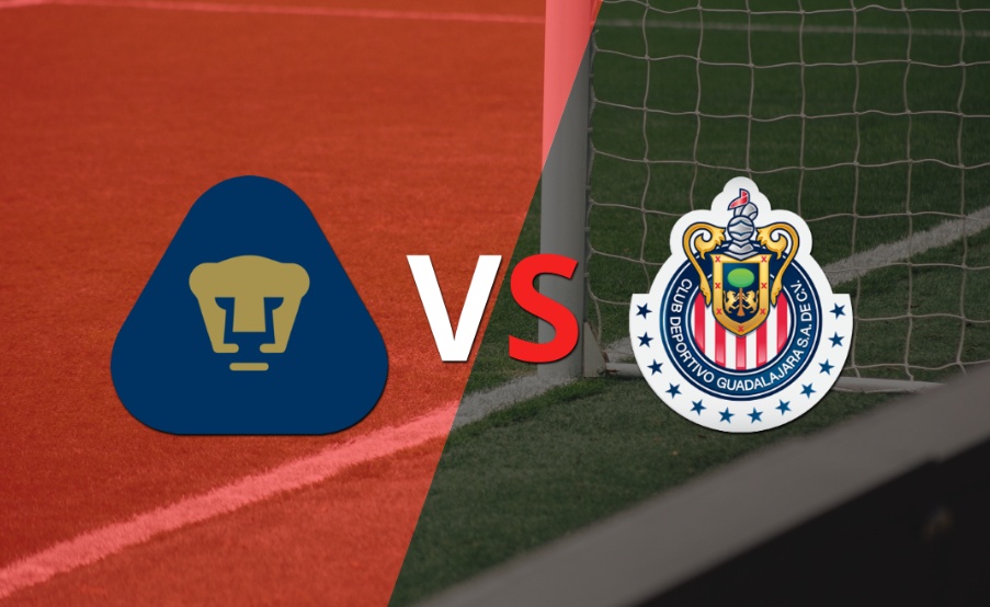 Pumas UNAM es superior a Chivas y lo vence por 3-0