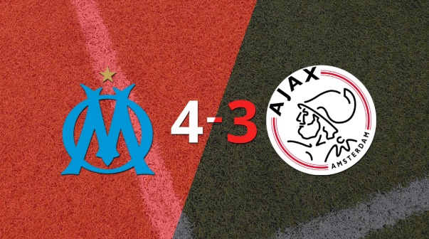 Olympique de Marsella logró sacar el triunfo ante Ajax con triplete de Pierre Aubameyang