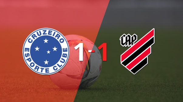 Empate a uno entre Cruzeiro y Athletico Paranaense
