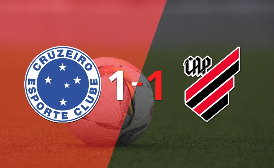 Empate a uno entre Cruzeiro y Athletico Paranaense