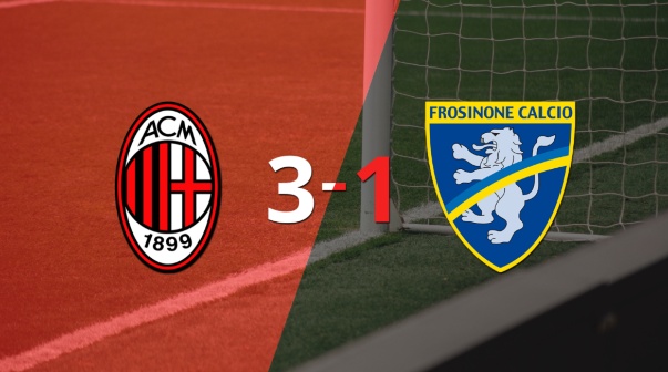 Contundente victoria de Milan sobre Frosinone