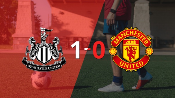 Newcastle United le ganó 1-0 como local a Manchester United