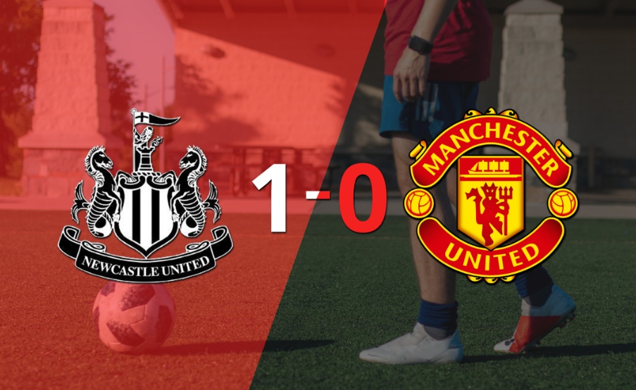 Newcastle United le ganó 1-0 como local a Manchester United