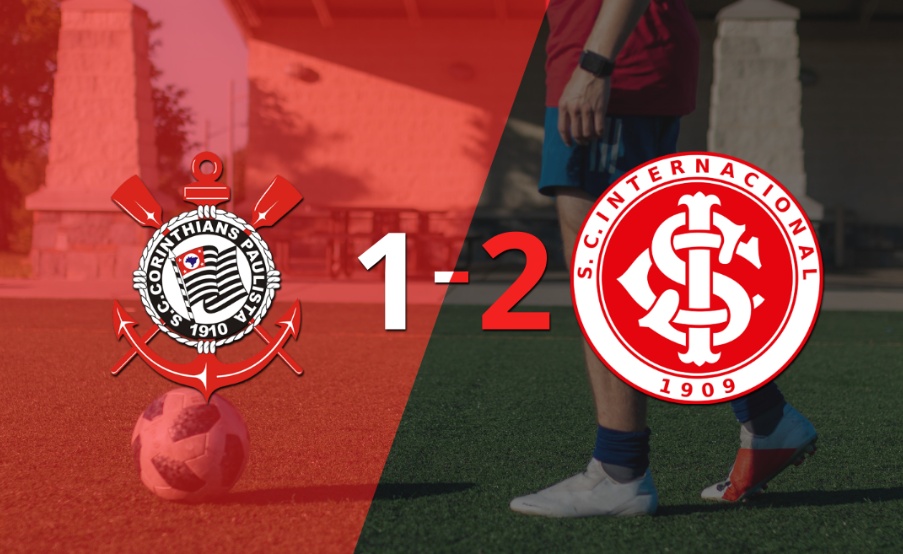 Internacional sacó el triunfo 2-1 en su visita a Corinthians