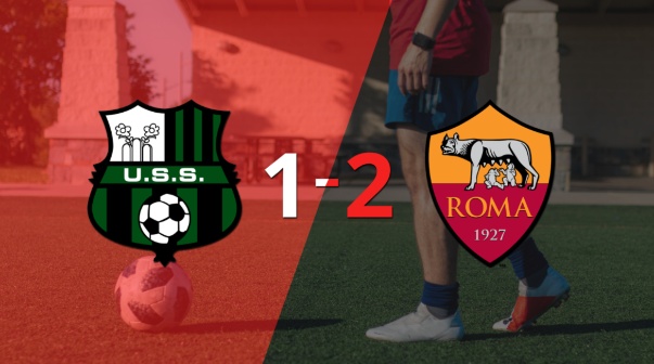 Roma sacó el triunfo 2-1 en su visita a Sassuolo