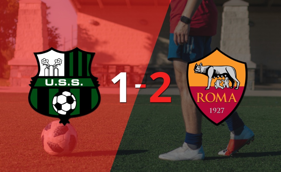 Roma sacó el triunfo 2-1 en su visita a Sassuolo