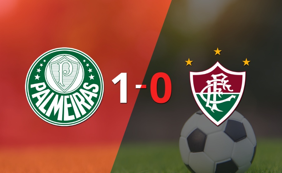 Con un solo tanto, Palmeiras derrotó a Fluminense en el estadio Allianz Parque
