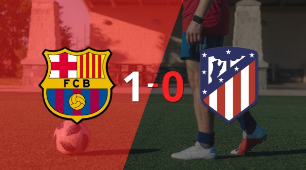 Barcelona derrotó en casa 1-0 a Atlético de Madrid