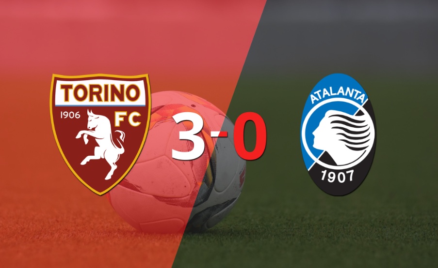 Doblete de Duván Zapata en la goleada de Torino frente a Atalanta