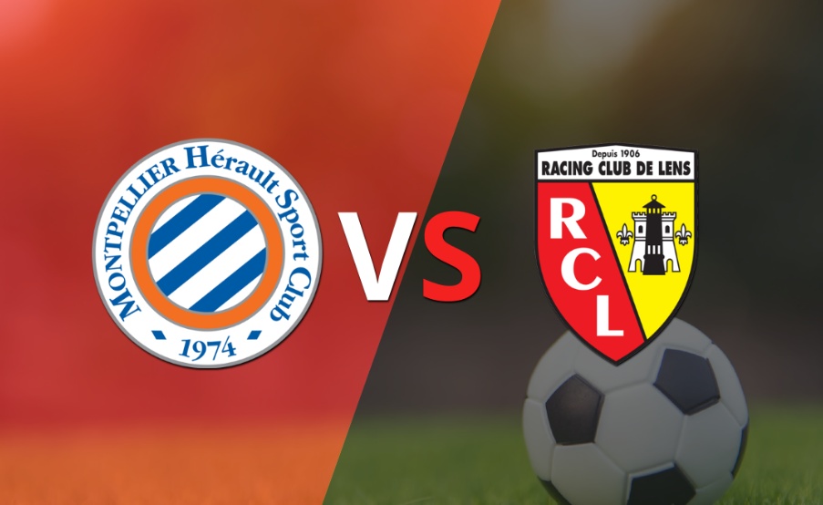 Con un empate en 0, empieza el segundo tiempo entre Montpellier y Lens