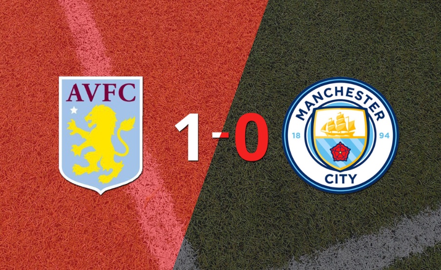 Apretada victoria de Aston Villa frente a Manchester City