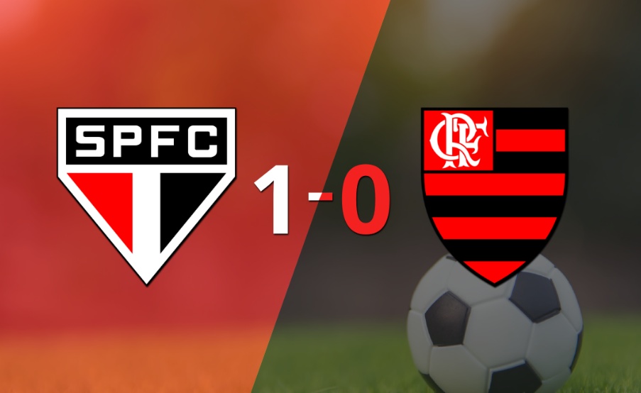 Con un solo tanto, São Paulo derrotó a Flamengo en el Morumbí