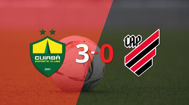 Doblete de Clayson en la goleada de Cuiabá frente a Athletico Paranaense