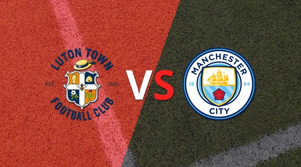 Se viene el descanso y Luton Town vence a Manchester City