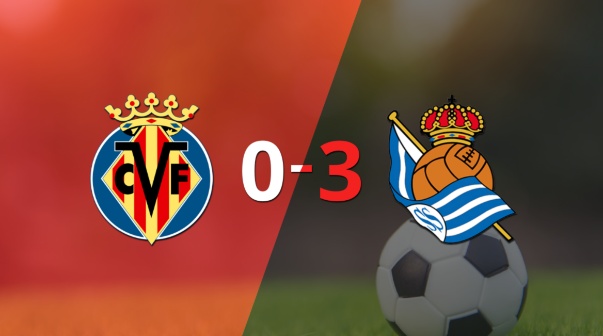 Real Sociedad venció con contundencia a Villarreal