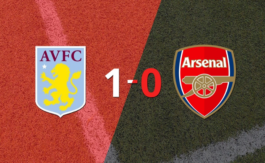 Apretada victoria de Aston Villa frente a Arsenal